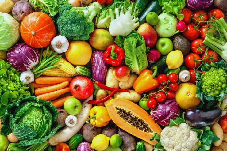 Benefici frutta e verdura